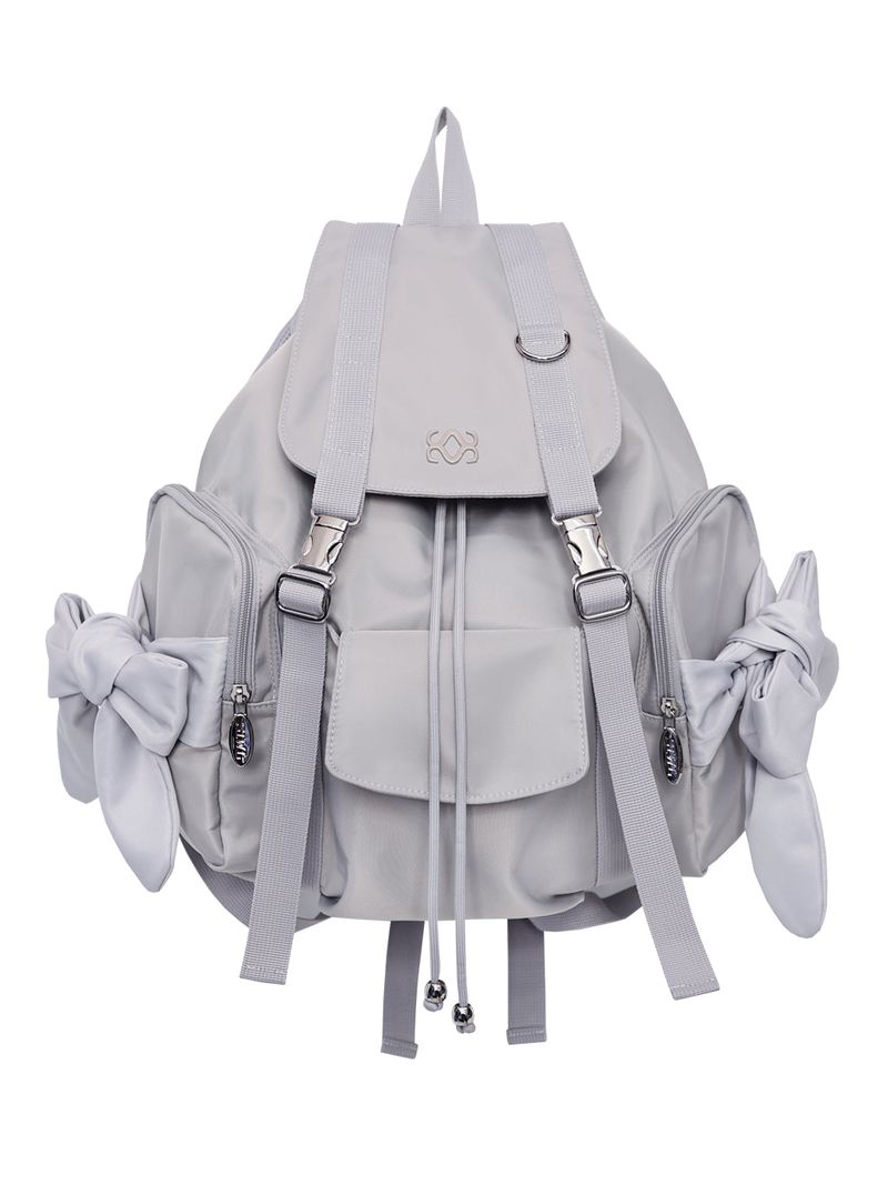 SIWL107(シウォル107)の「Bow Backpack (Nylon Light Grey)(Bags)」