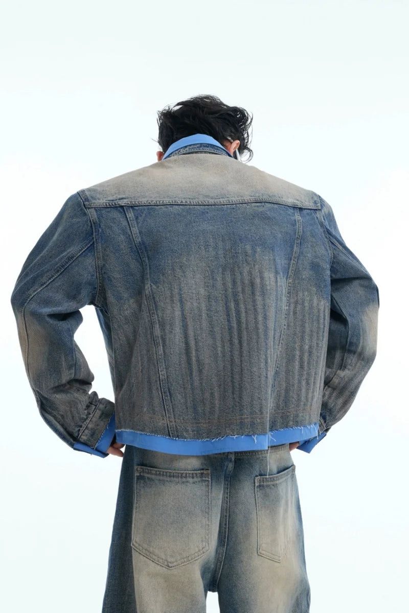 Layered Denim Jacket