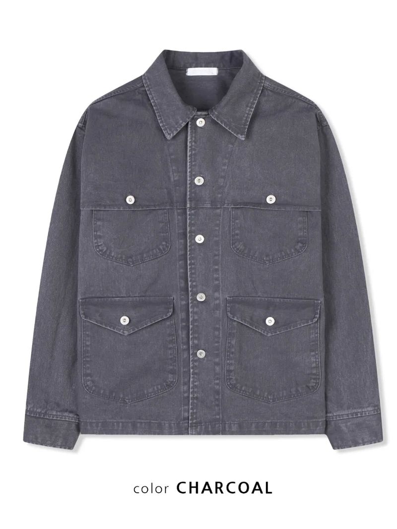 vintage washing work jacket