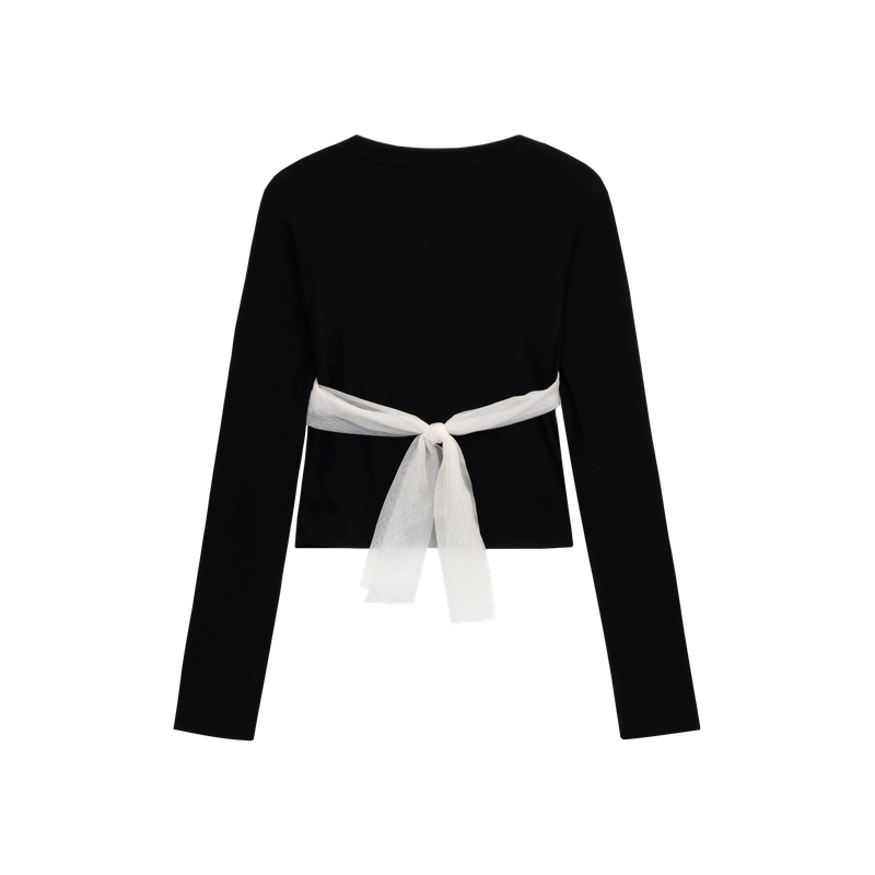 BALLET TIED RIBBON TOP (3 COLORS)