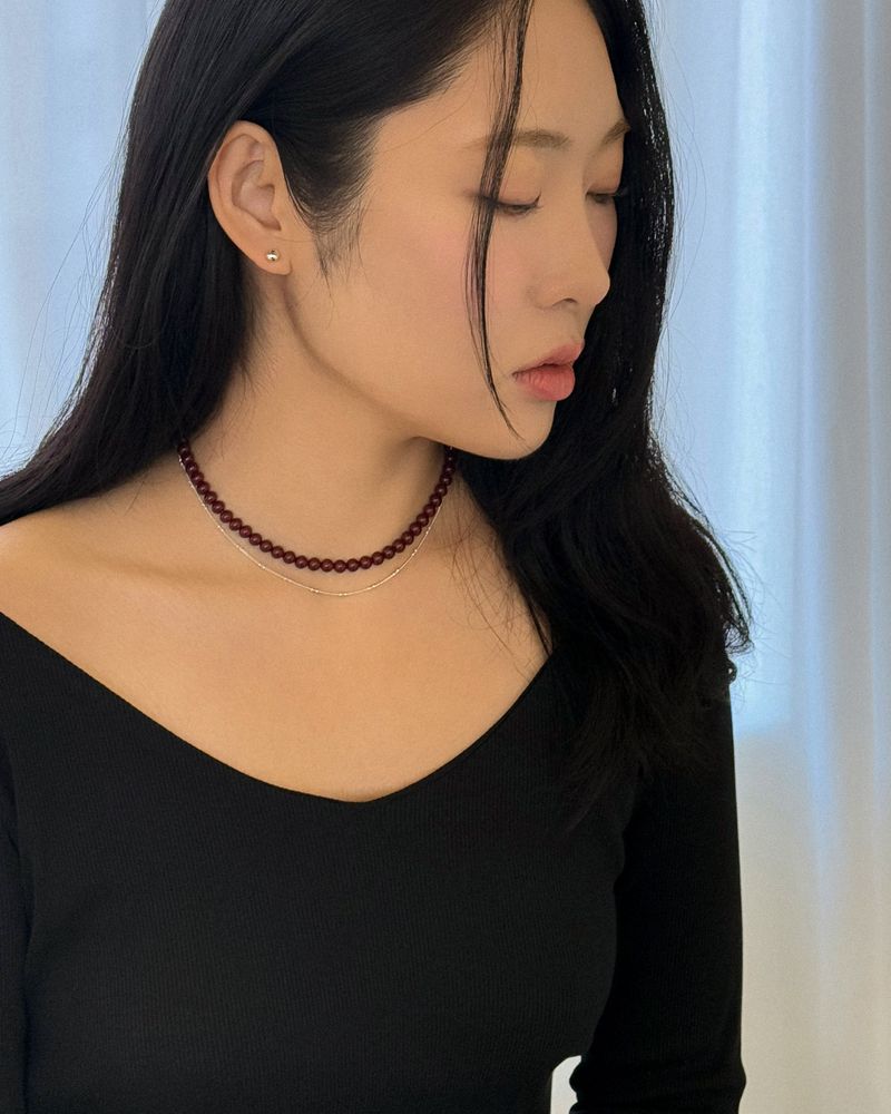 Kisses earring (silver)