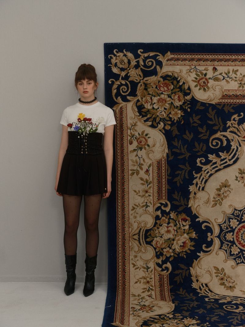 Pleated shorts