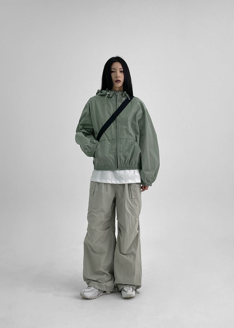 [MADE] Kuni Nylon Windbreaker Jumper