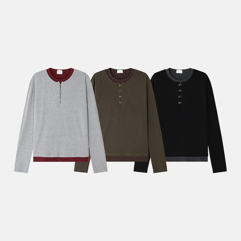 Tip Buckle Layered Longsleeve