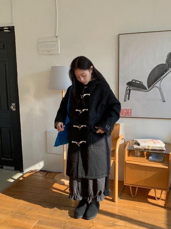 BAON（バオン）の「Kithe Quilted Hood Duffel Long Coat（Jackets/Outerwear）」