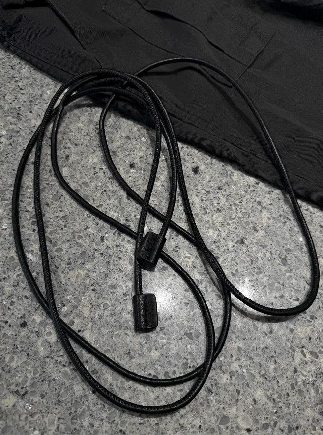 240cm leather long belt