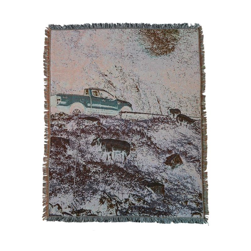 Tapestry woven blanket WB04