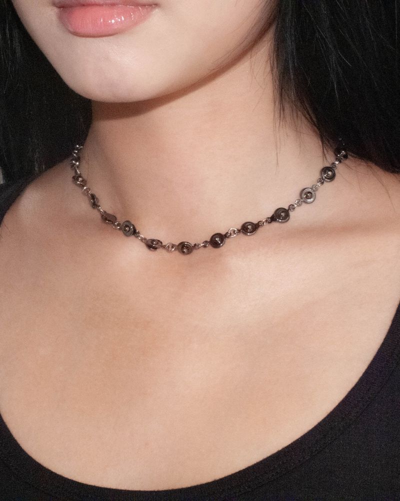 POKKI（ポッキ）の「[MADE]  black open close necklace（Accessories）」