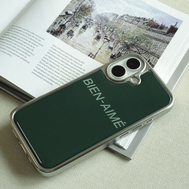 [MADE] BIEN-AIMÉ SILVER EPOXY PHONE CASE