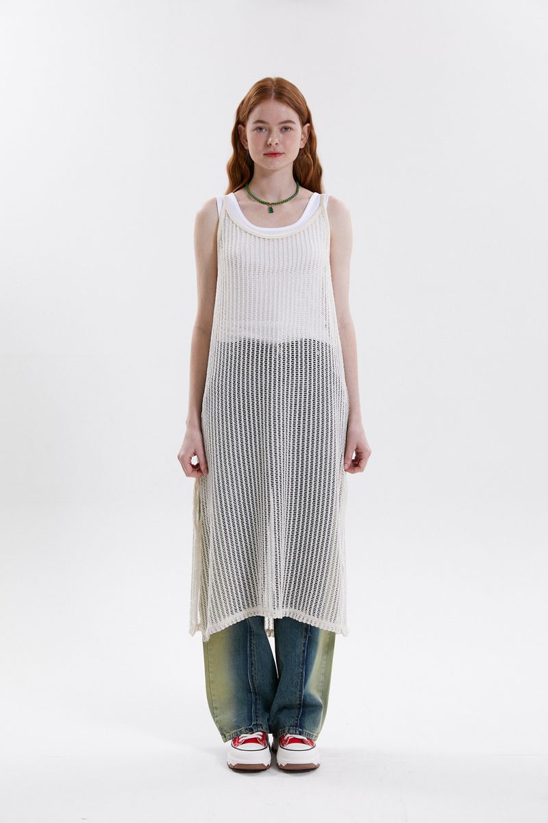 PINK PINEAPPLE（ピンクパイナップル）の「NET SLIP DRESS（Dresses）」