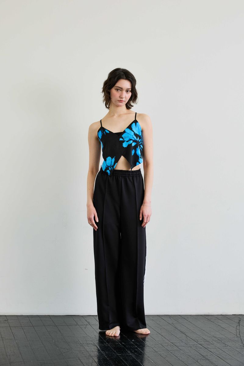 FLUTTER TOP / BLUE