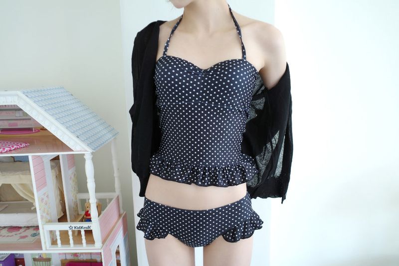 [summer item] マイドットフリルビキニ