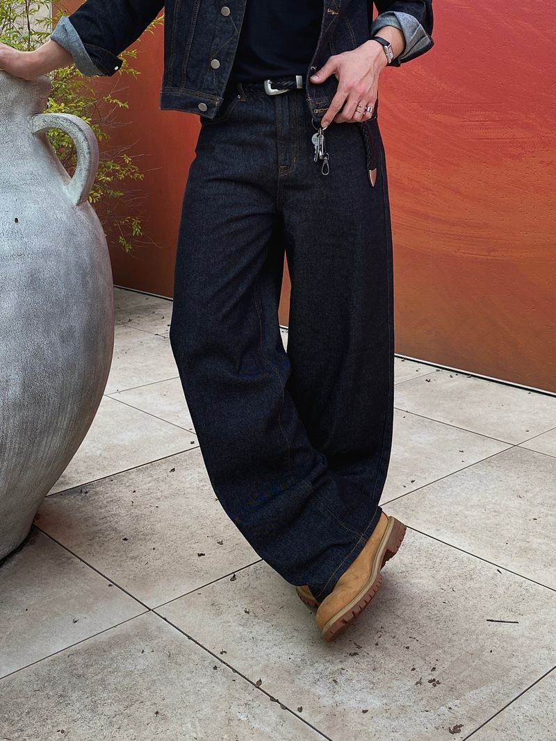 Steady Wide Denim Pants 2C
