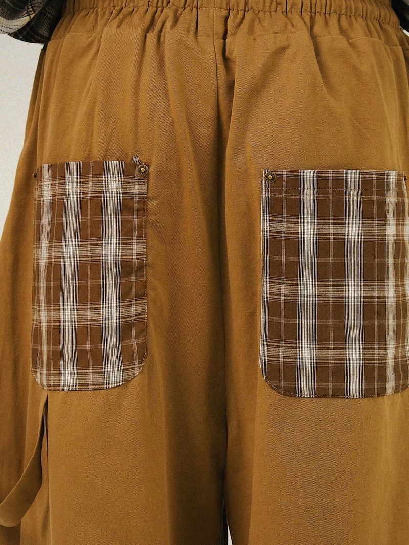 SO Check Pocket Parachute Balloon Pants