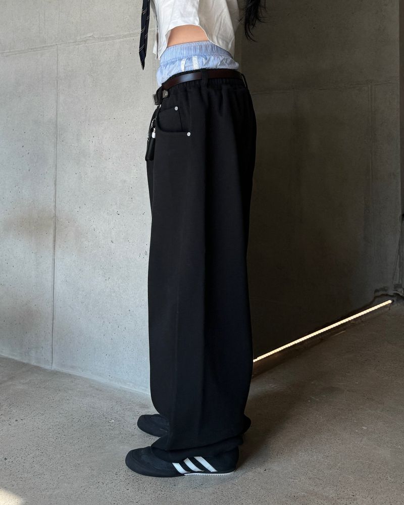 Belt sweat pants (Unisex)