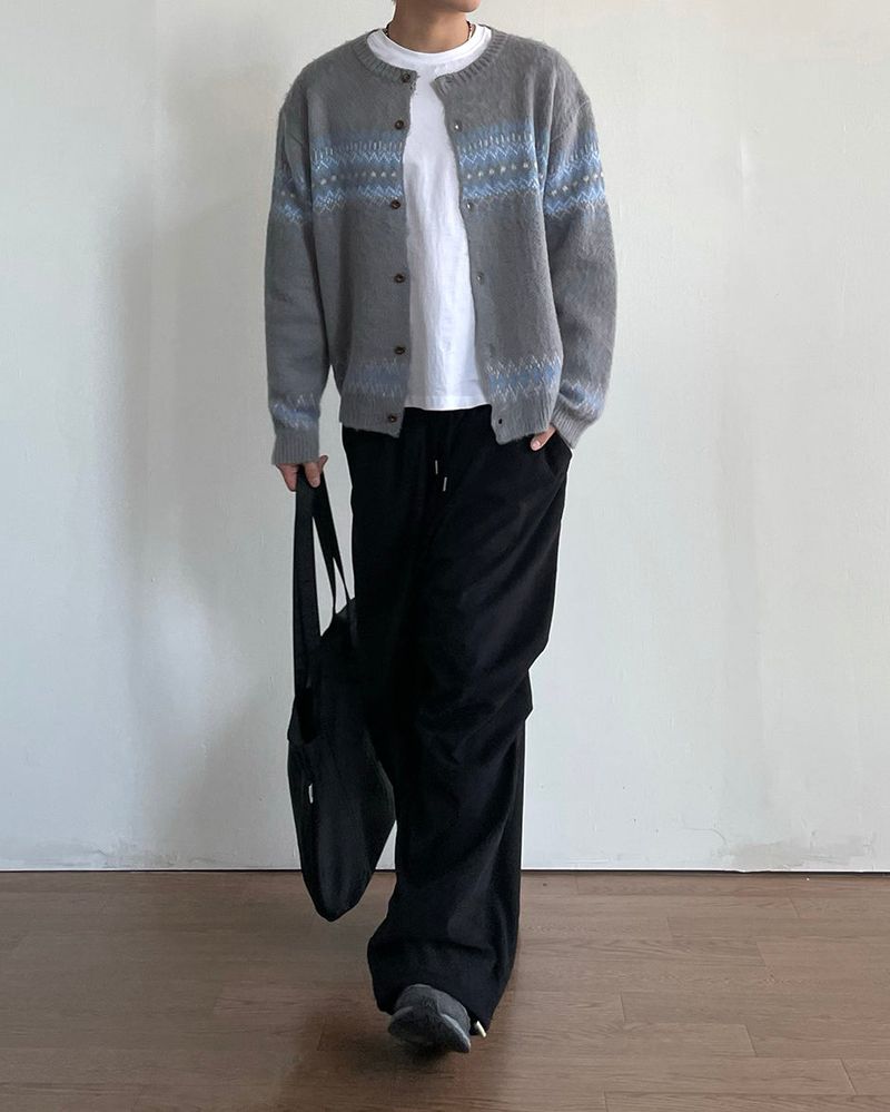 Cozy Nordic Knit Cardigan