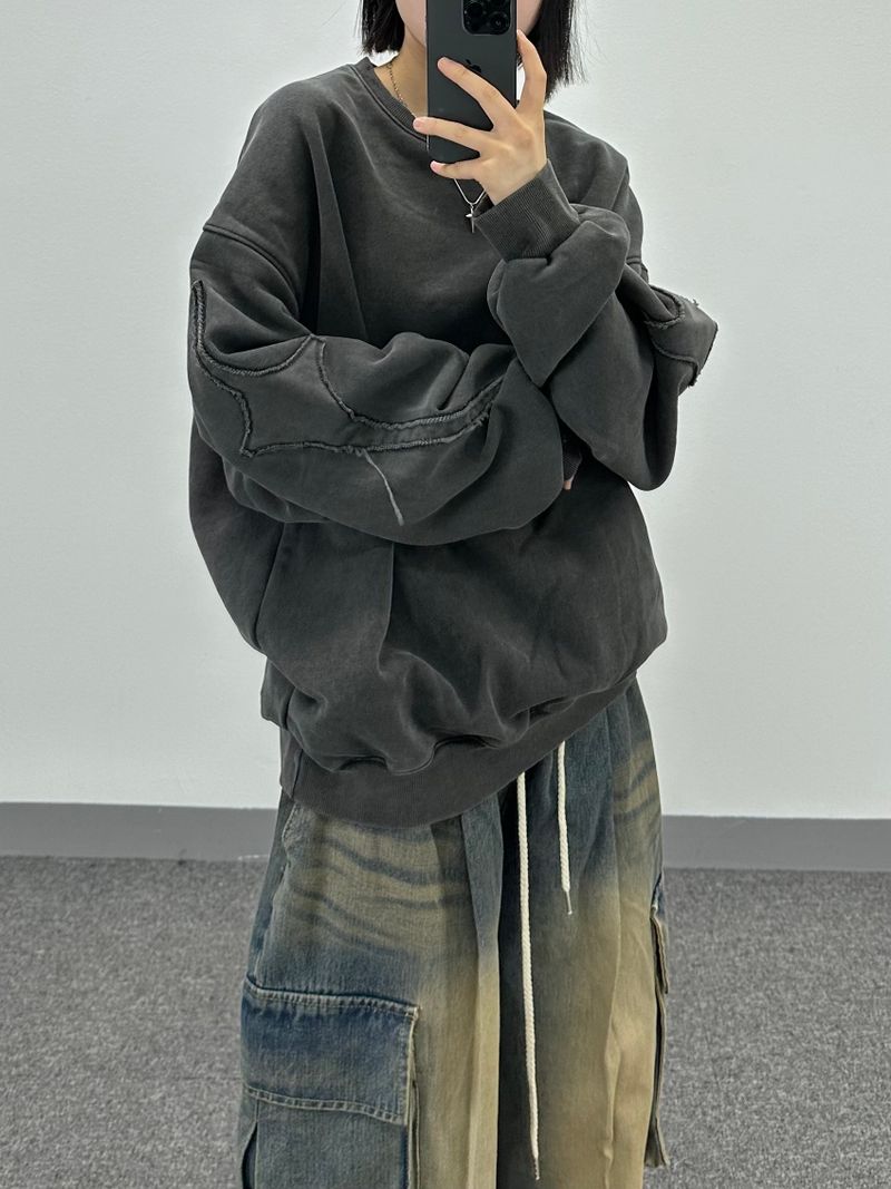 shine patch sweatshirt