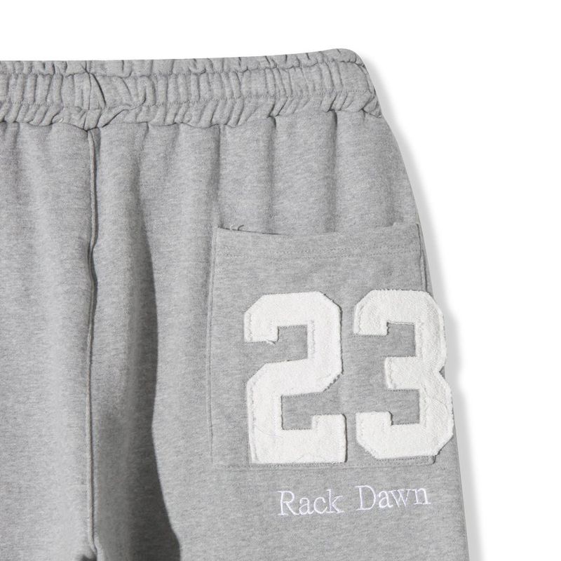 Bold 23embroidery bermuda sweat pants -3C