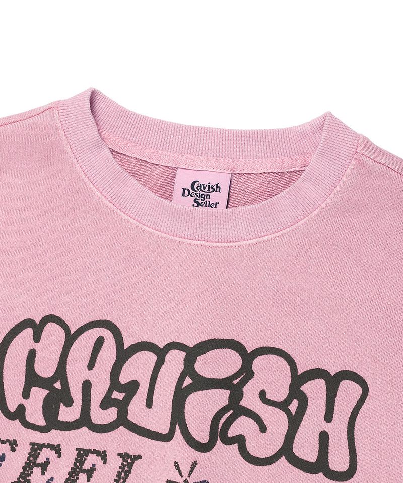 MEGA CYCLONE PIGMENT SWEATSHIRT PINK(CV2DFUM440A)