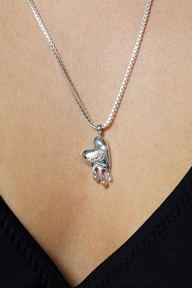 Melting Heart Pendant Necklace