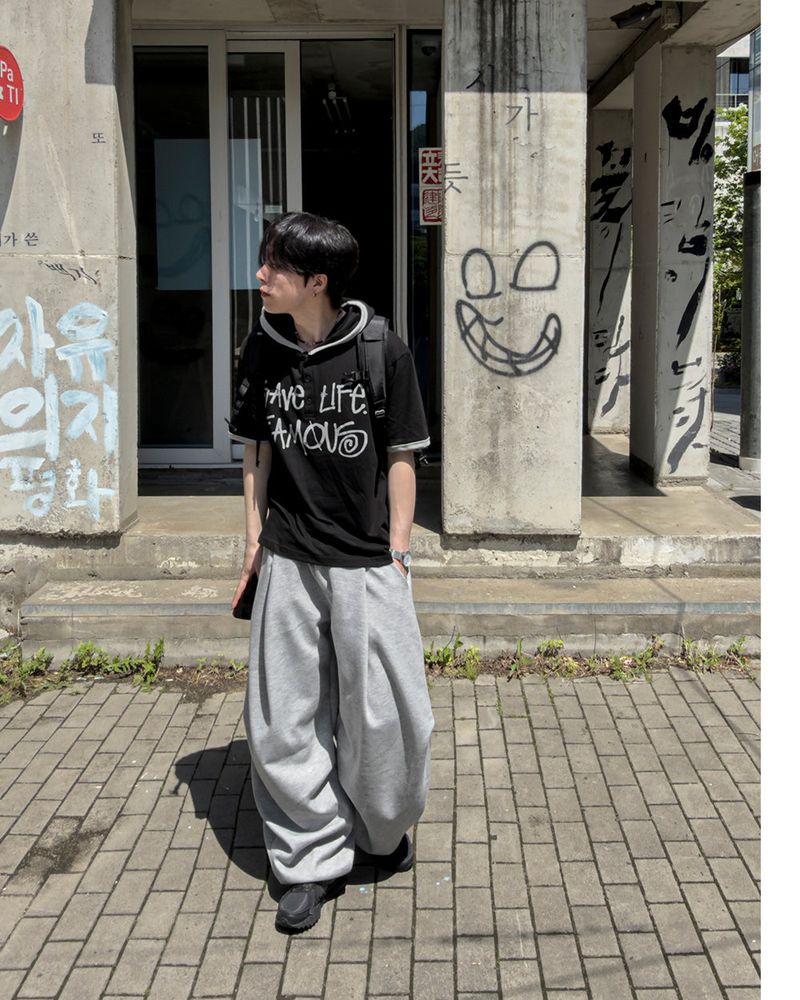 Roven Pintuck Curved Sweat Pants