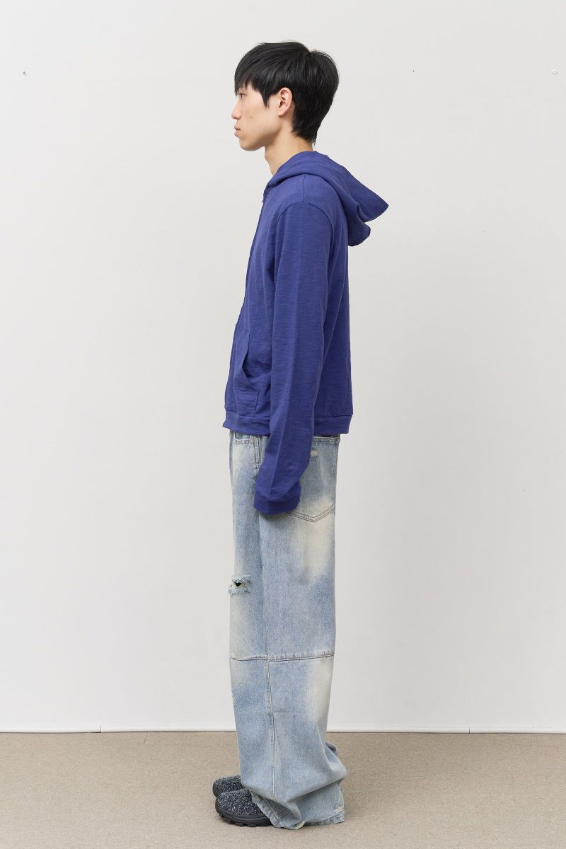 Brick Brushed Wide Denim