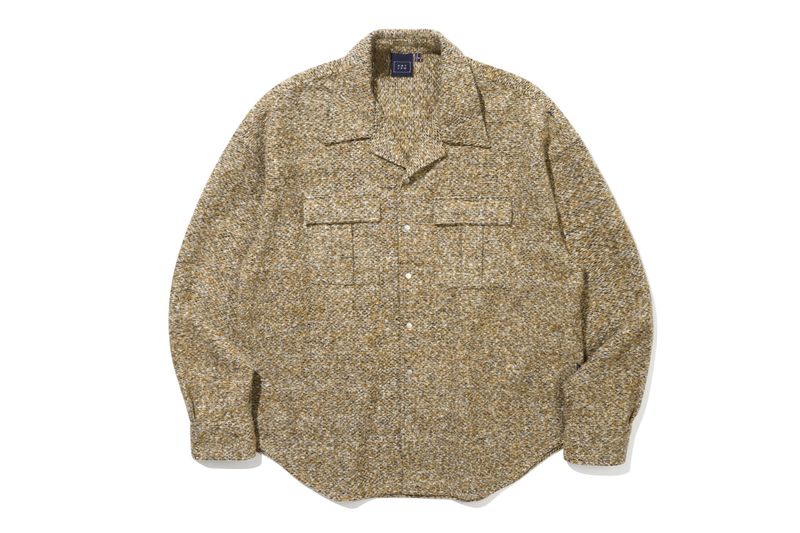 WESTERN OPEN COLLAR SHIRT JACKET