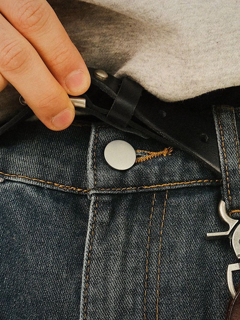 NU Wide Washing Denim Pants