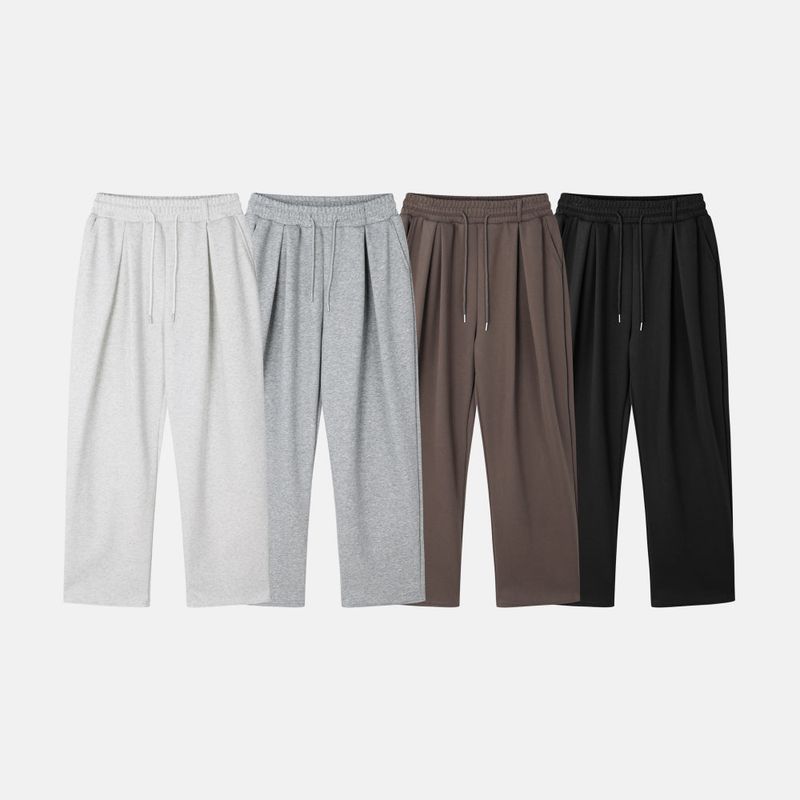 LMN deep slit wide sweatpants (4 colors)