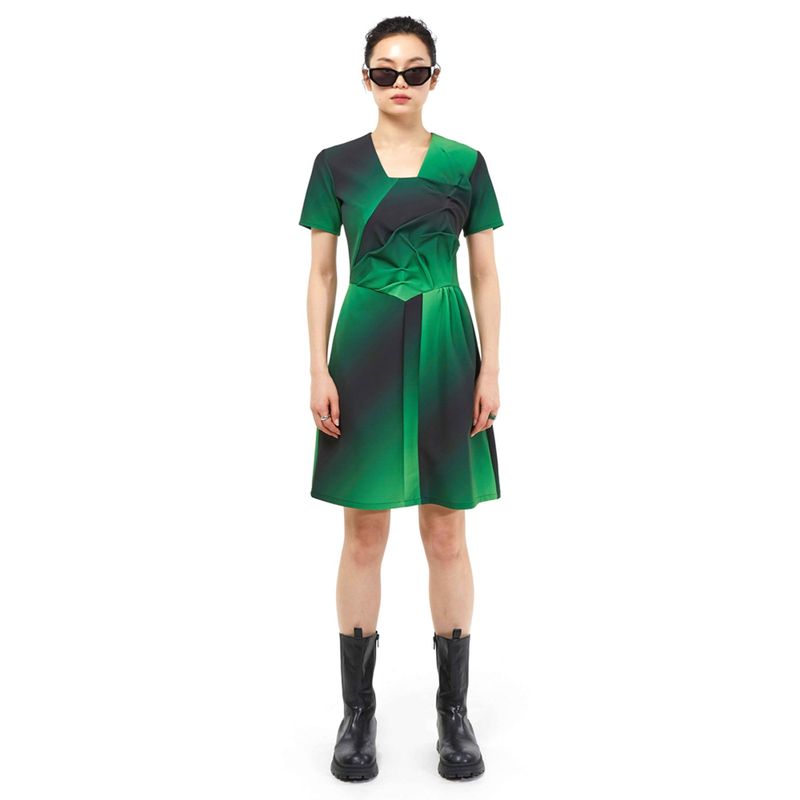 KIMZISU(キムジス)の「DOZI - Gradient Dress _ Green(Dresses)」