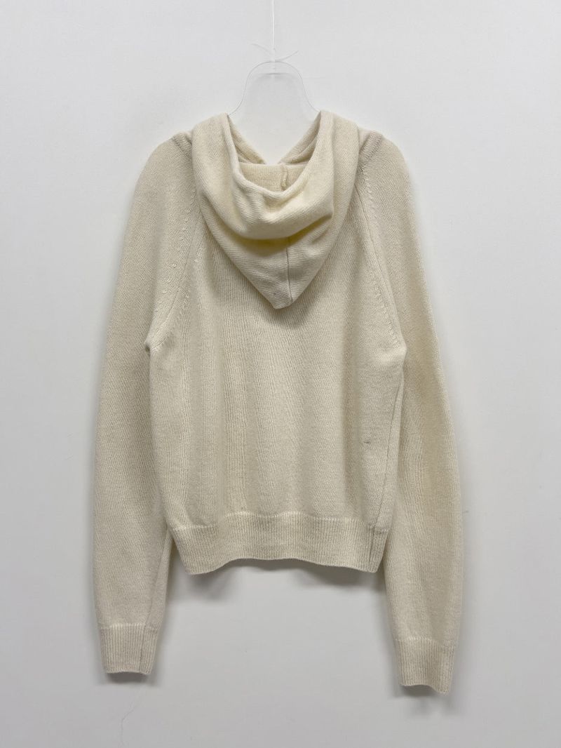 [wool 55%] Mini Hole Raglan Hooded Knit
