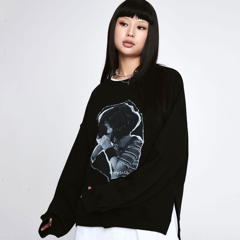 Crying Sweatshirt [Black]