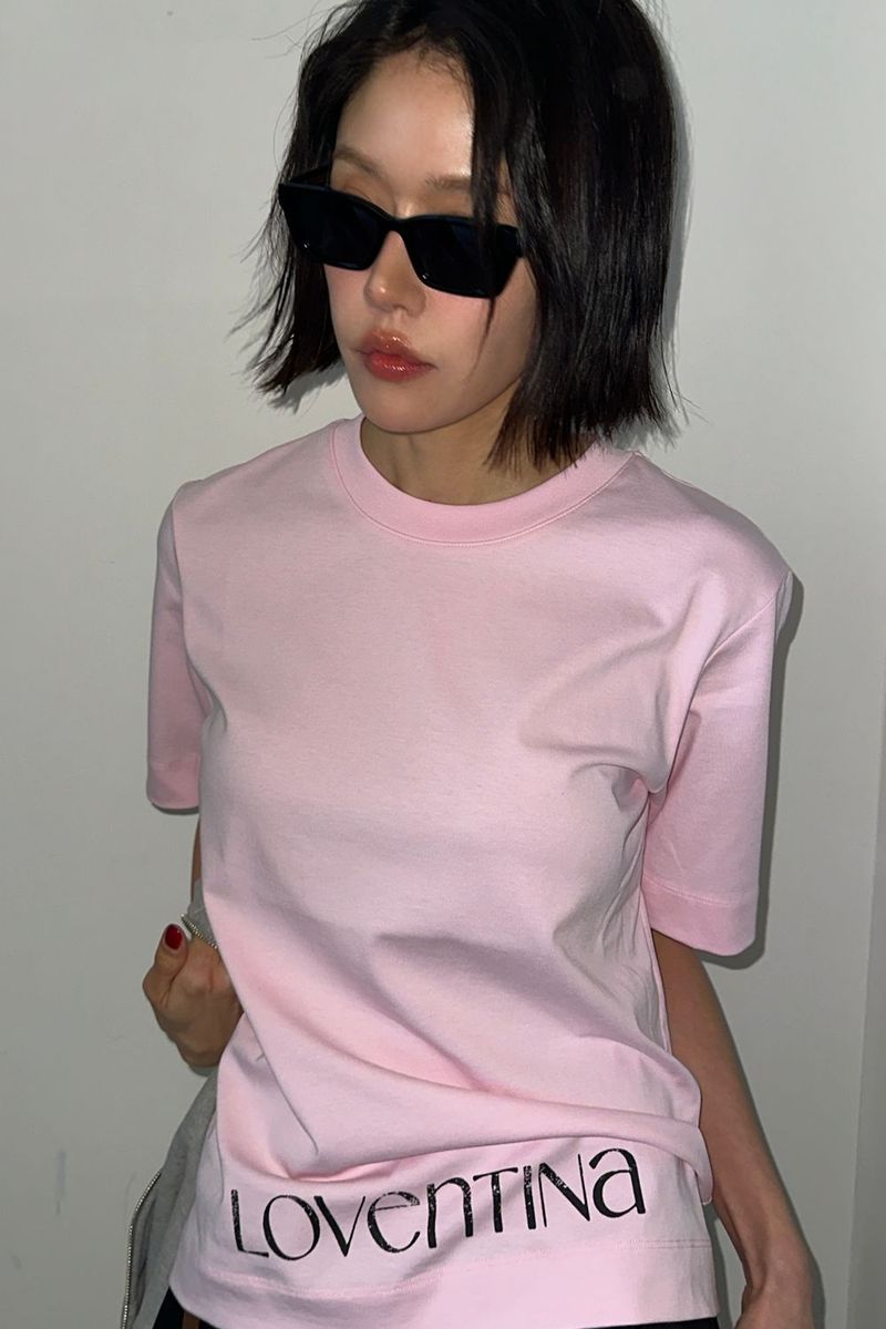MULTI PRINTING TEE_PINK