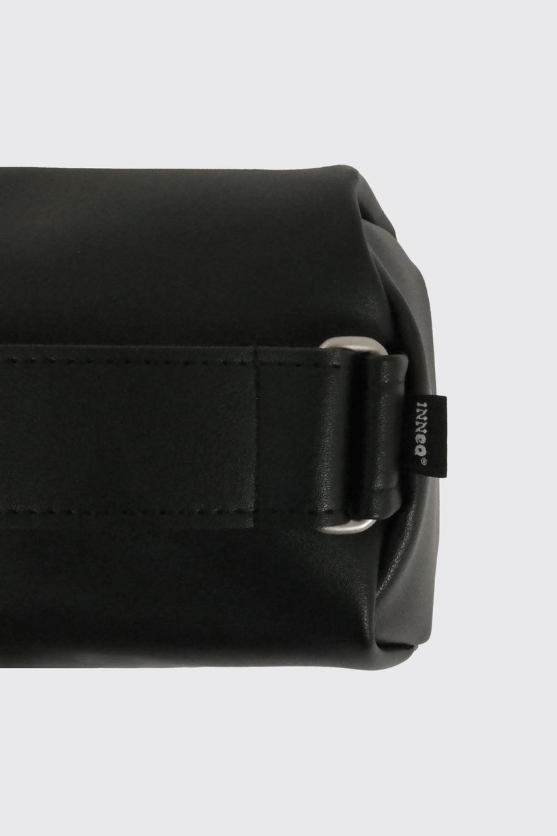 Chunky Buckle Air Bag Letter-Black