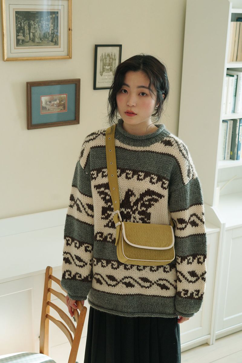 merlot classic bag_khaki brush