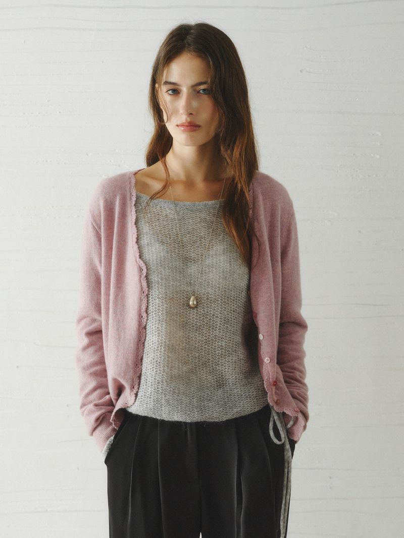 SALENA wool v neck cardigan