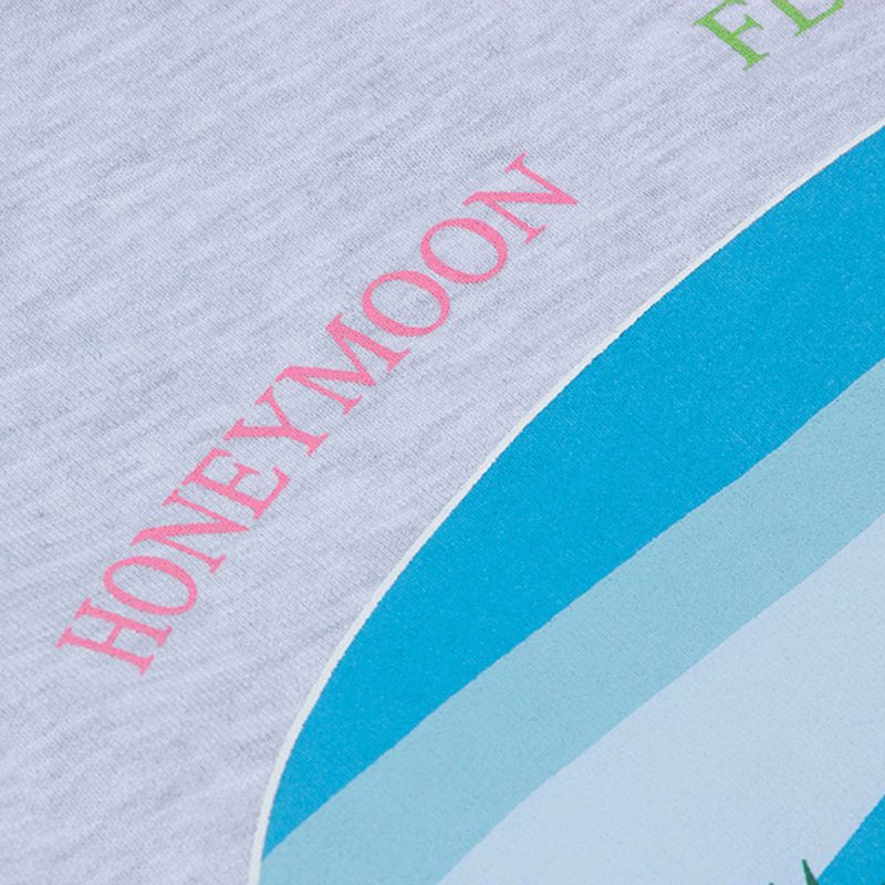 DAMP 'HONEYMOON' SWEAT SHIRT_MELANGE GRAY
