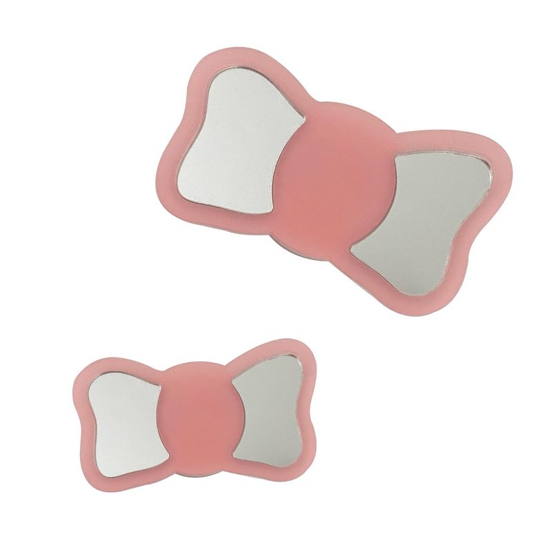 secondboutique（セカンドブティック）の「[MADE] Mirror Tok_Big pink ribbon mirror tok_Basic Smart Talk（Smartphone Accessories）」