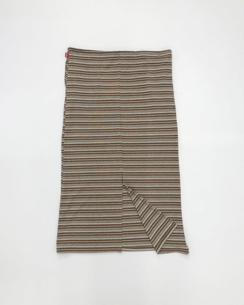 YWD STRIPE SKIRT (2color)