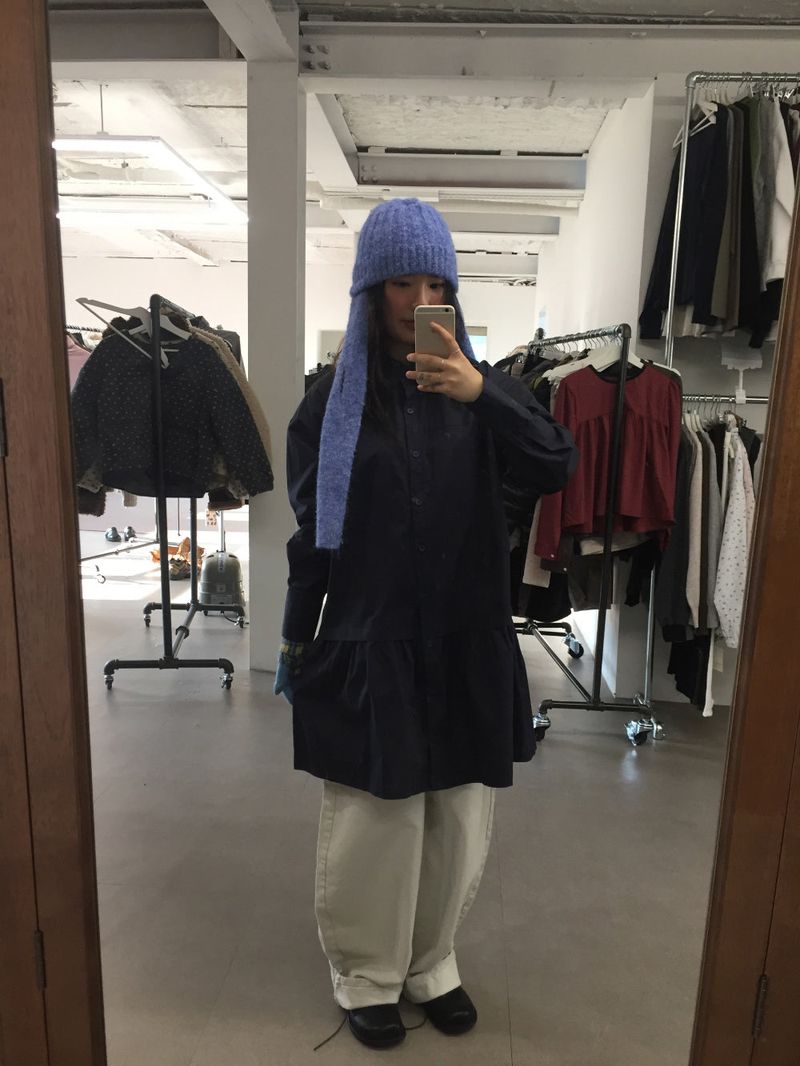 low-key shirt dress (2color)