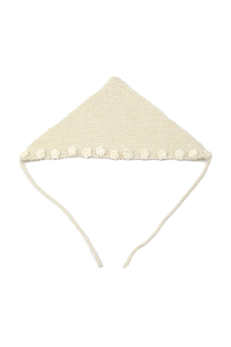 POPPALS（ポップパルズ）の「Boucle Flower Bonnet [Ivory]（Hats）」