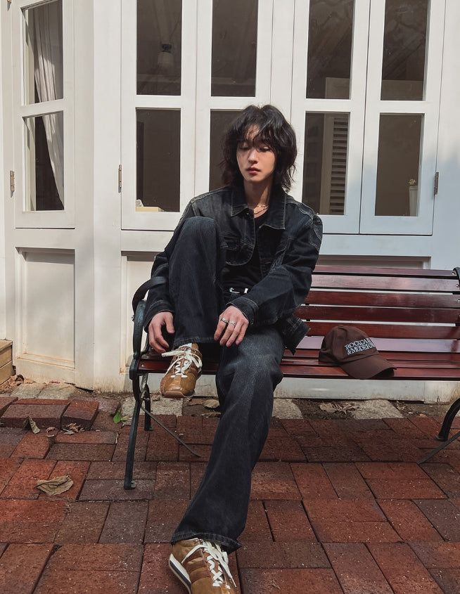 Theron Deep Washing Denim Jacket
