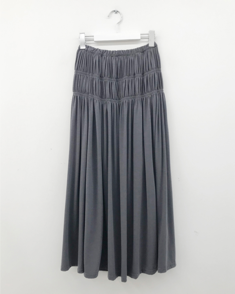 Sor Shirred Long Skirt (4color)