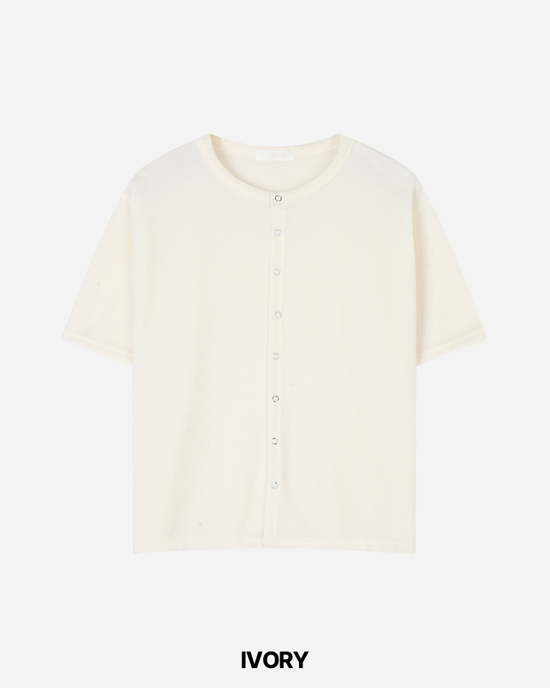 Plac Knit Short Sleeve Cardigan