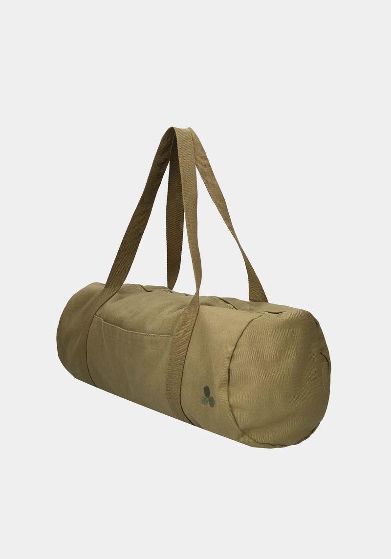 Cotton Duffel Bag L Khaki