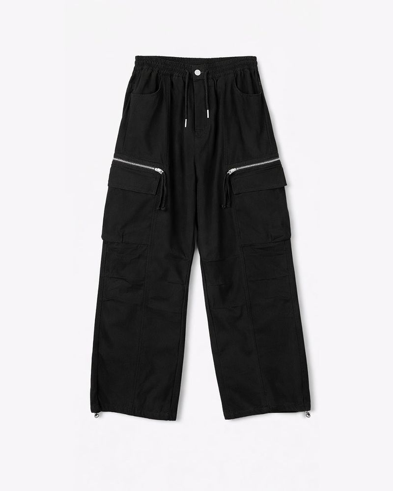 Zeka Zip Cargo Wide Pants