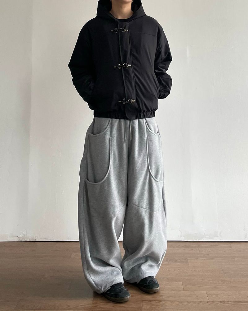Fireman Buckle Hooded Jumper