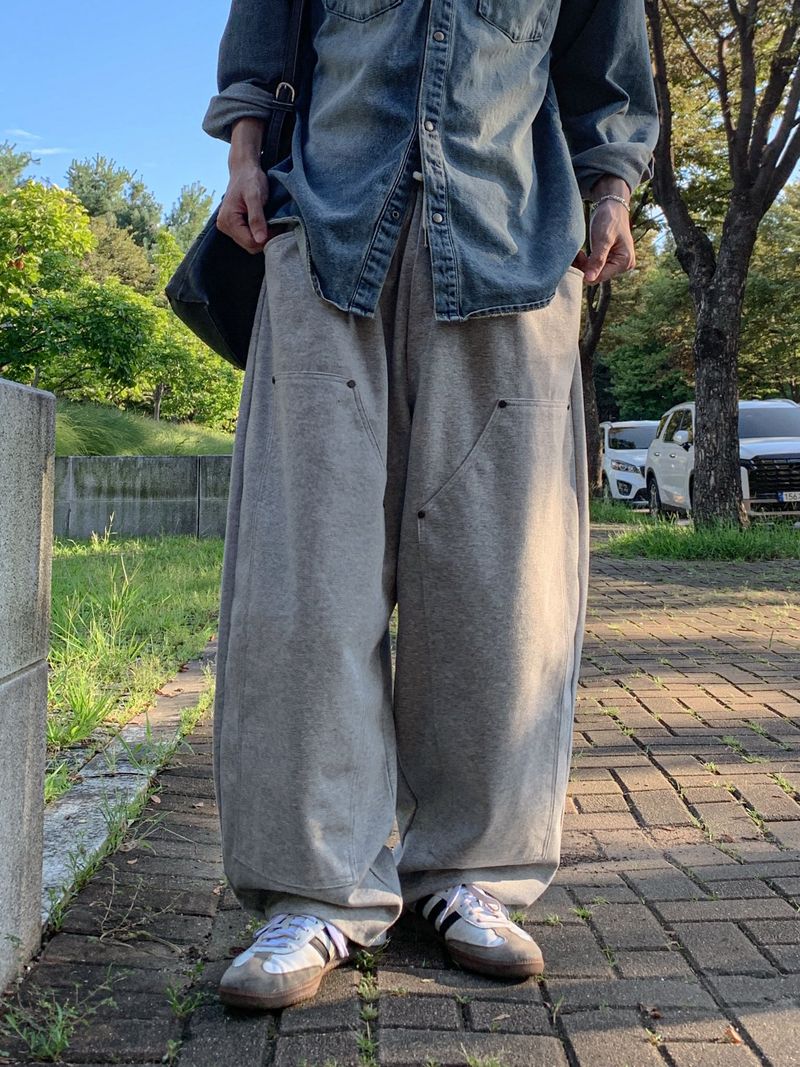 St Tamy Double knee Sweat pants