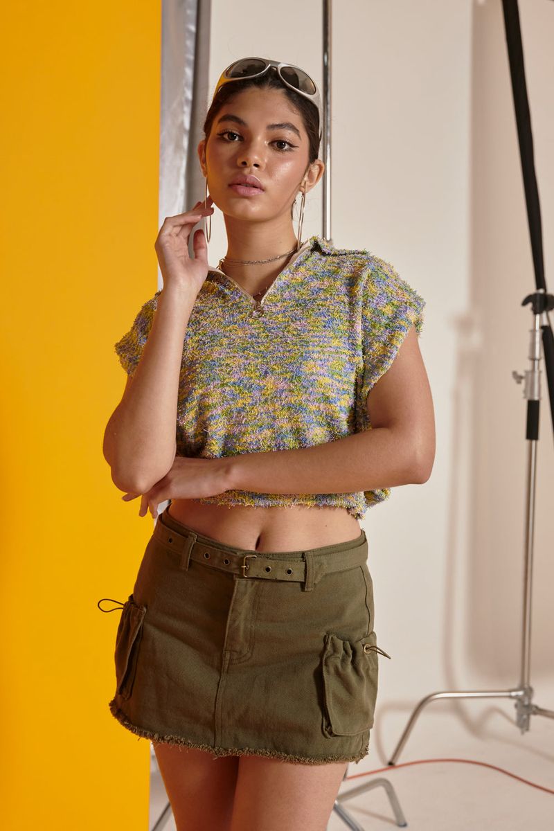 CARGO MINI SKIRT