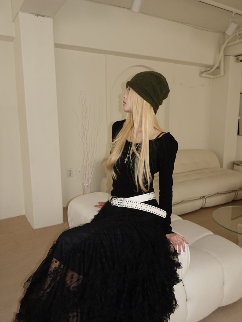 vintage wool beanie